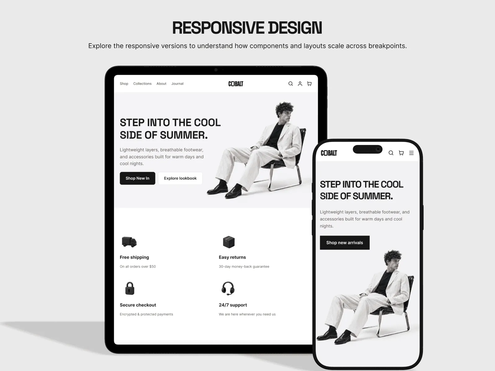 COBALT - E-commerce Template preview 4