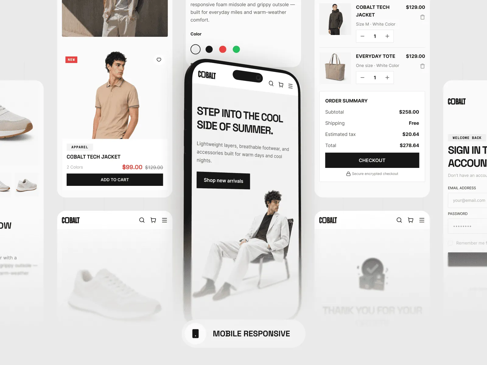 COBALT - E-commerce Template preview 5