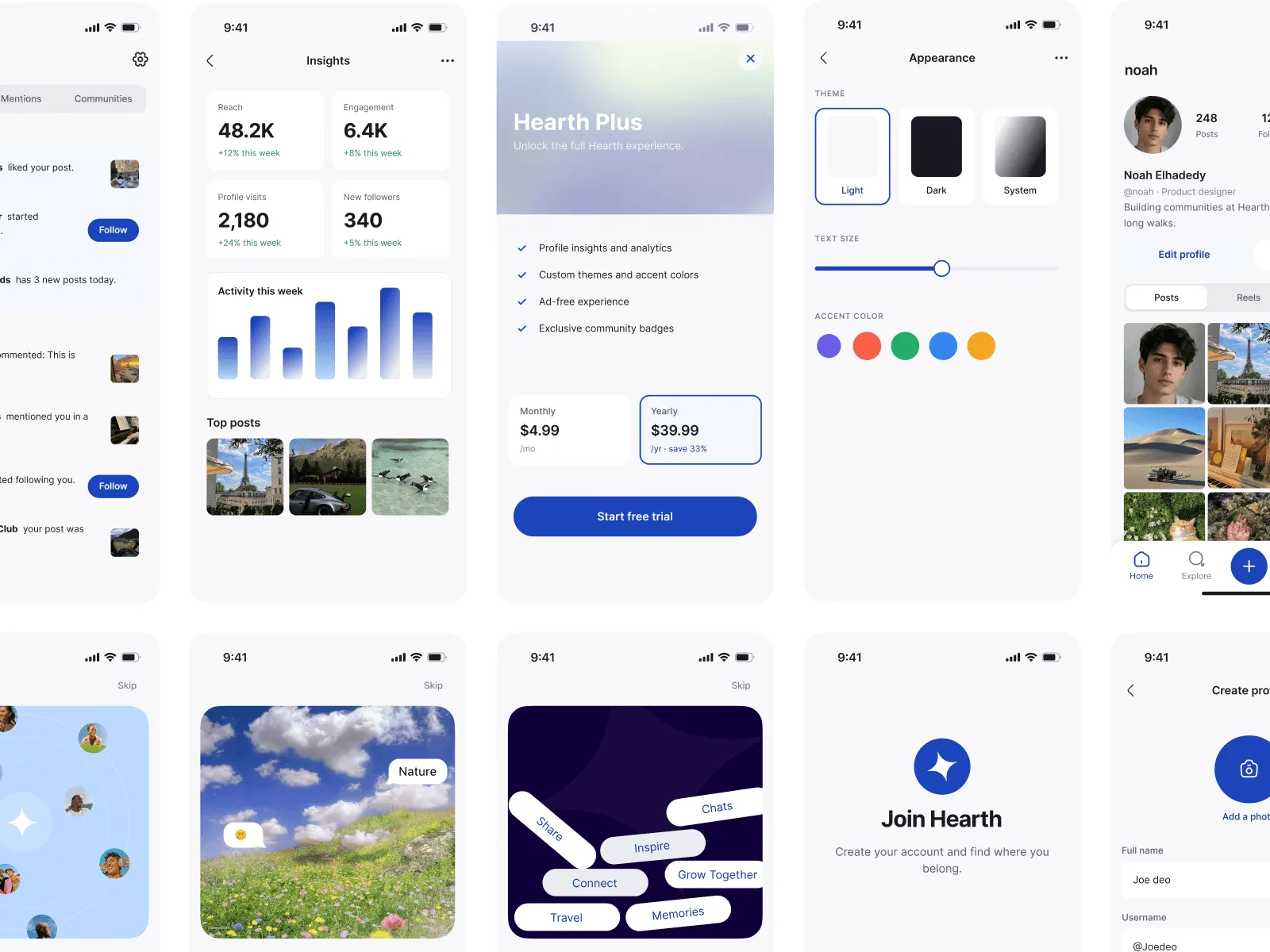 Hearth - Social Media & Community App preview 1