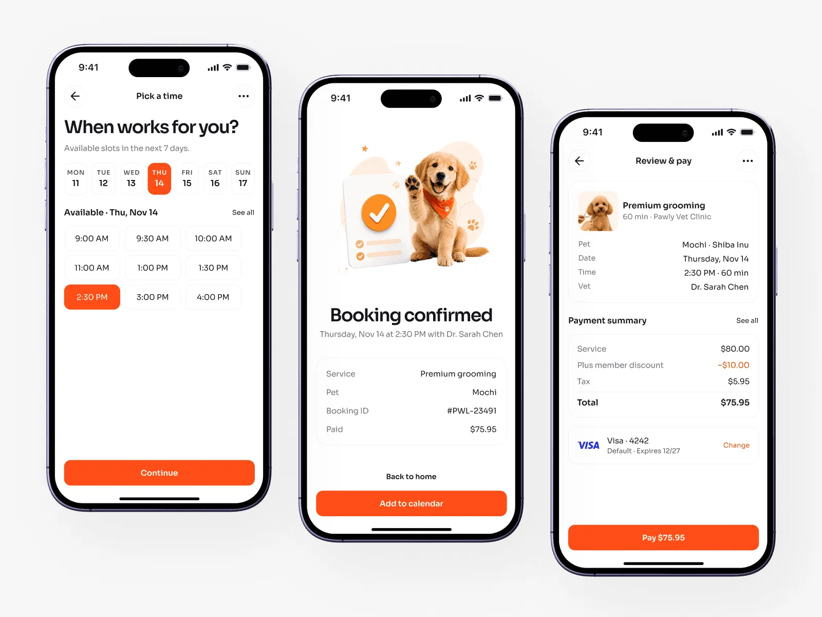 Pawly - Pet Care Mobile App preview 1