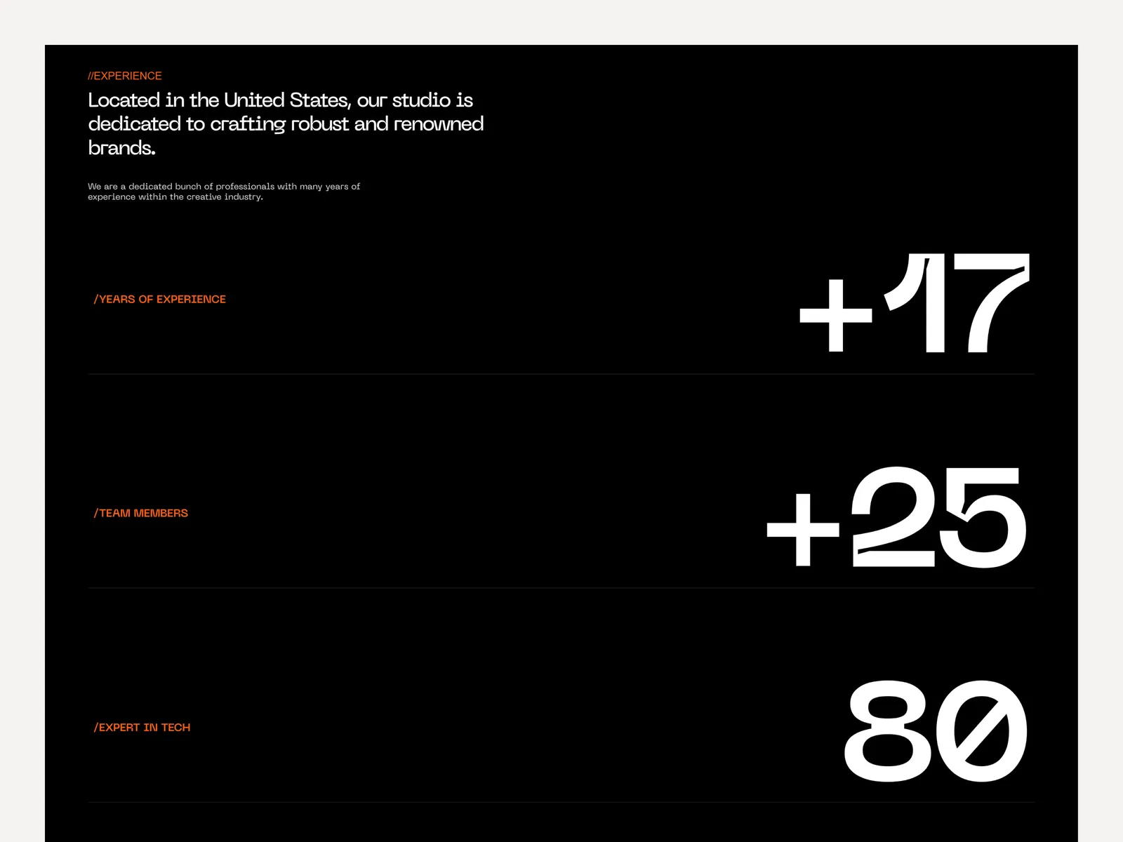 Studio X - Agency Website Template preview 3